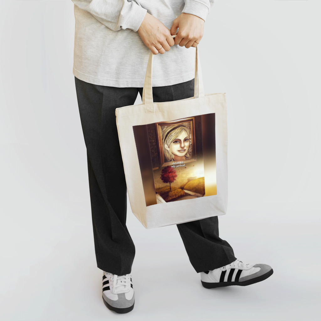 【ホラー専門店】ジルショップのアーティストジル(正方形) トートバッグ