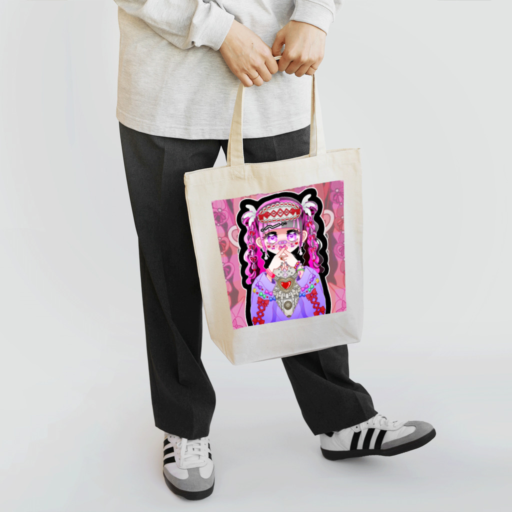 kanisukiのピンクのデコラちゃん Tote Bag