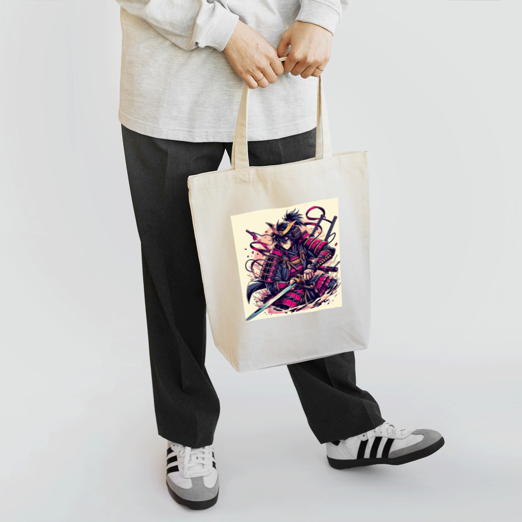 ハクユーShopのカッコいい侍のグッズ Tote Bag