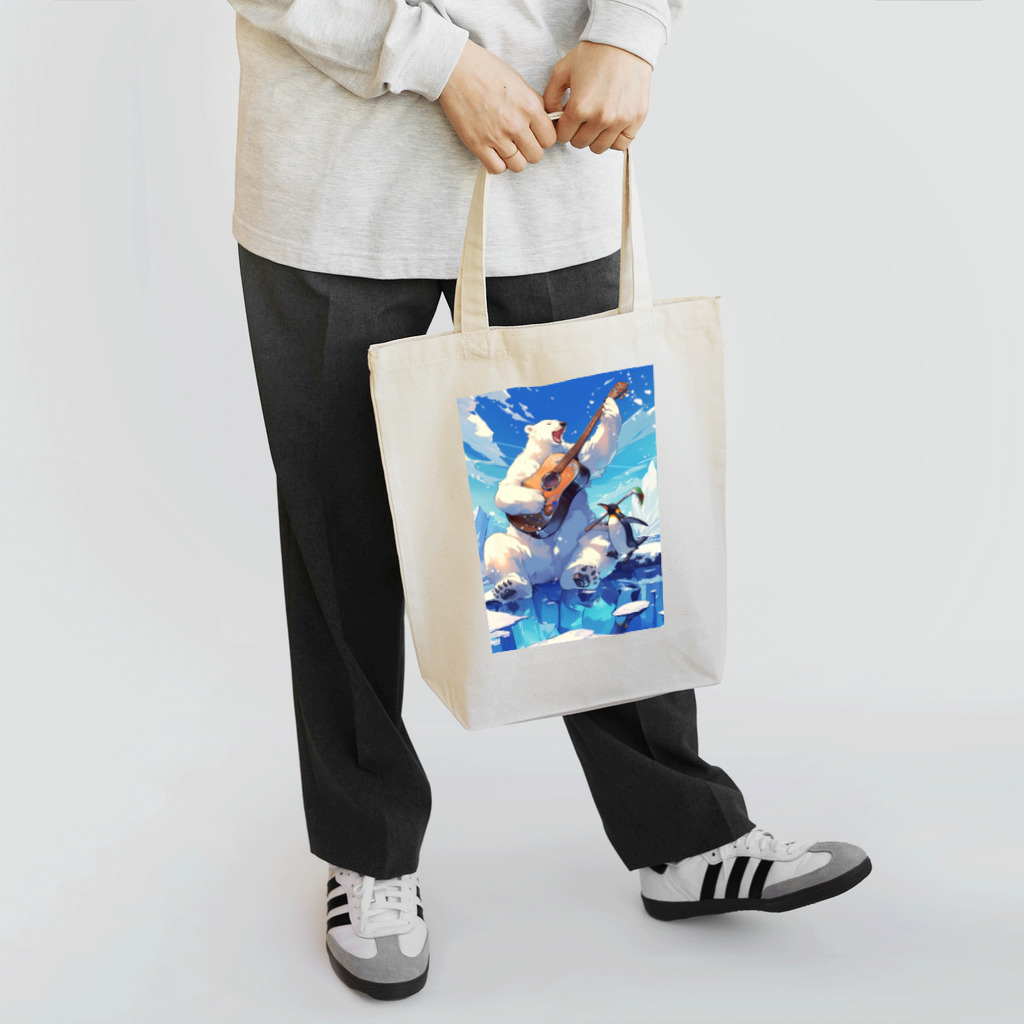 シロクマペンギンのシロクマペンギン Tote Bag