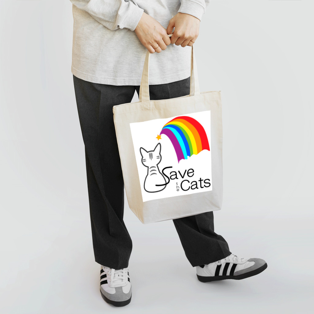 ノラ猫Designのsave the cats Tote Bag