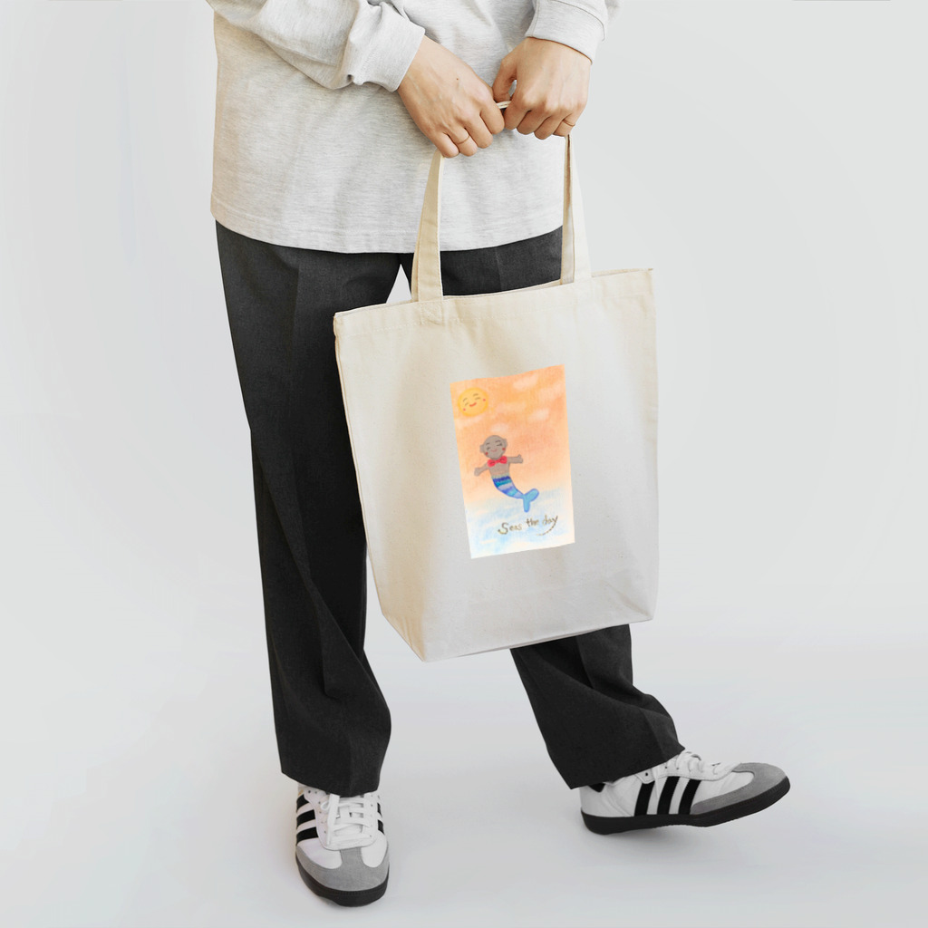 笑心nikoのお地蔵様の夏休み Tote Bag