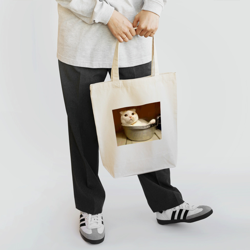 チルドレンの猫となべ トートバッグ