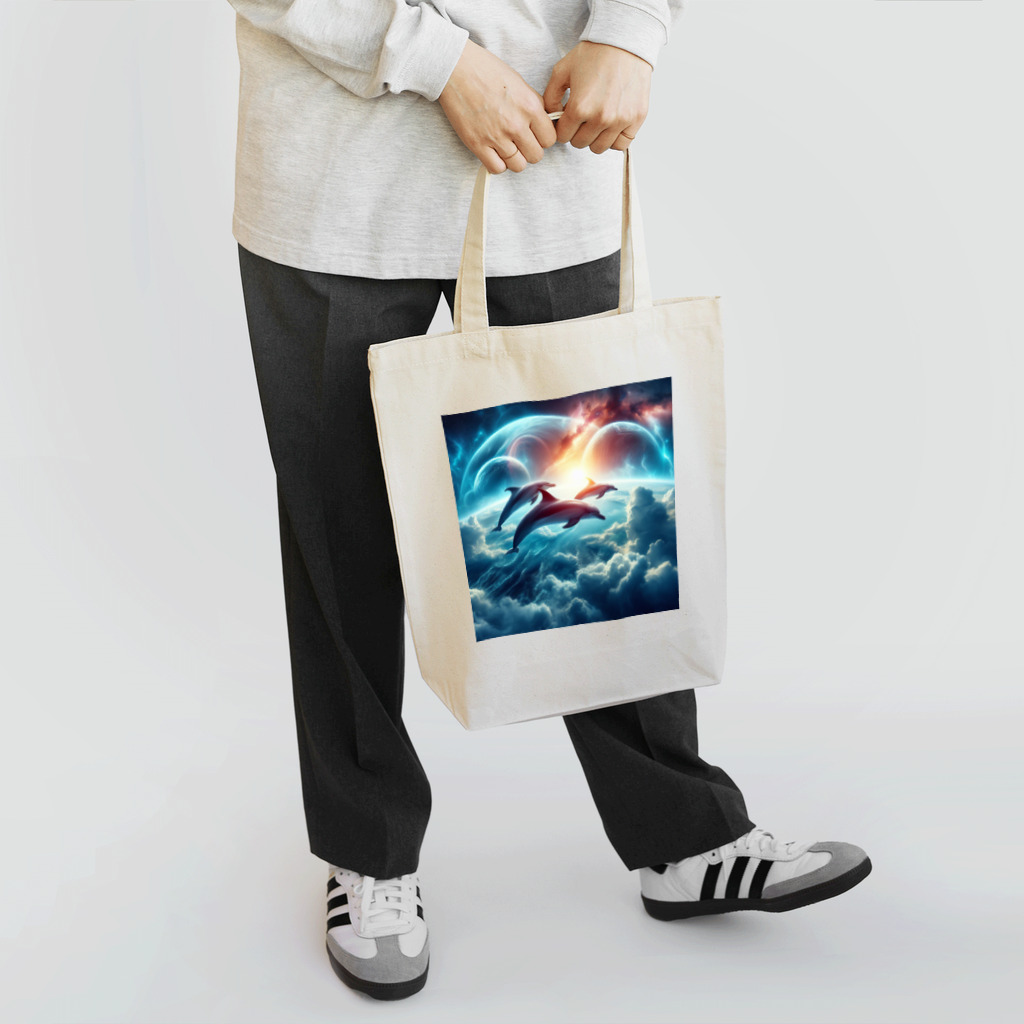 Mangetu2024の宇宙海（イルカ） Tote Bag