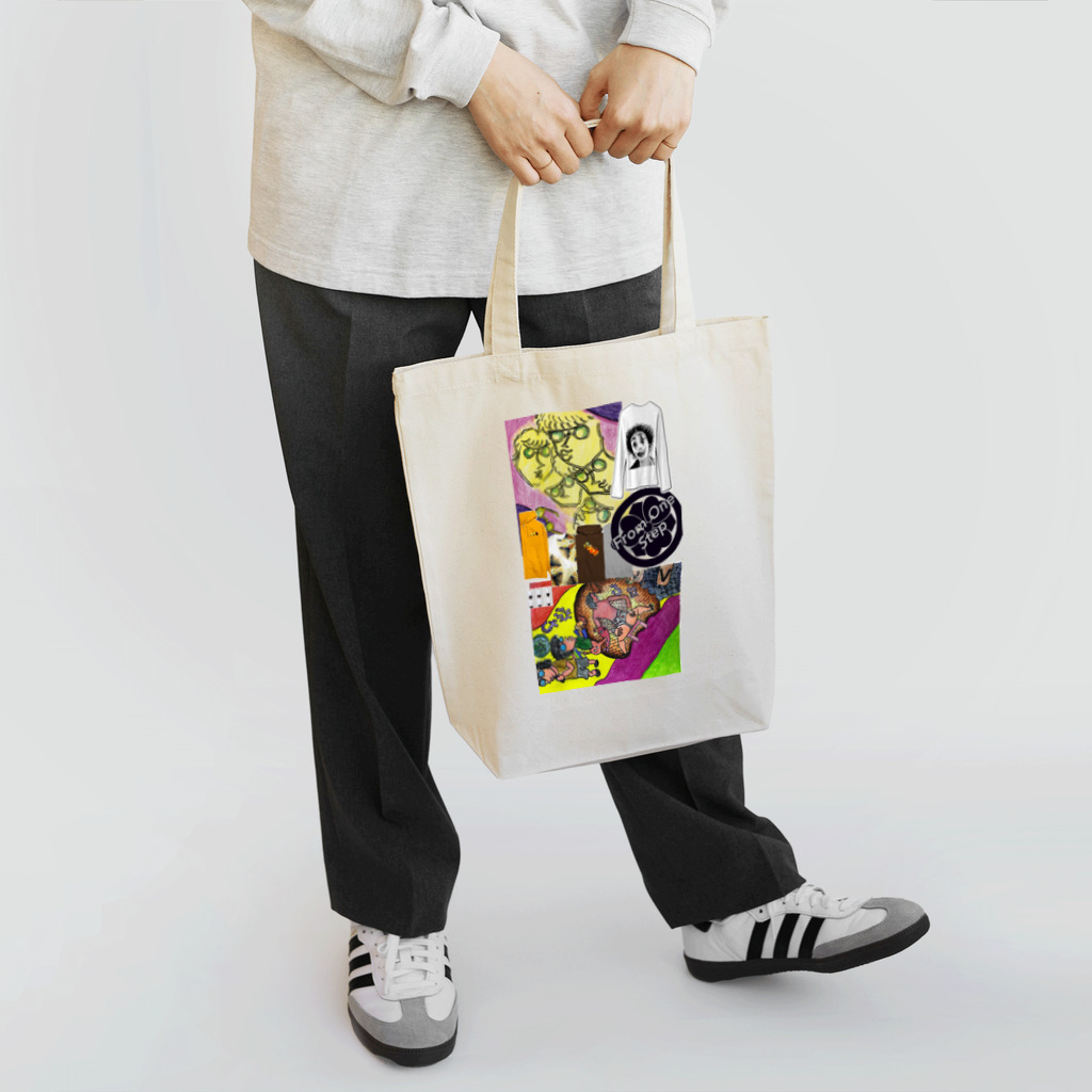 From one step のmixプリント！！ Tote Bag