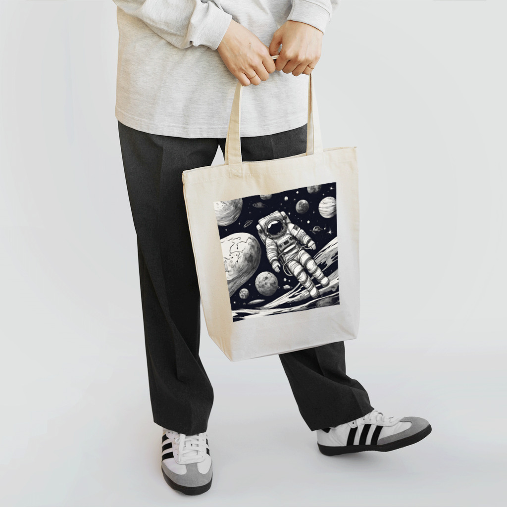 遊びの場の宇宙飛行士 Tote Bag