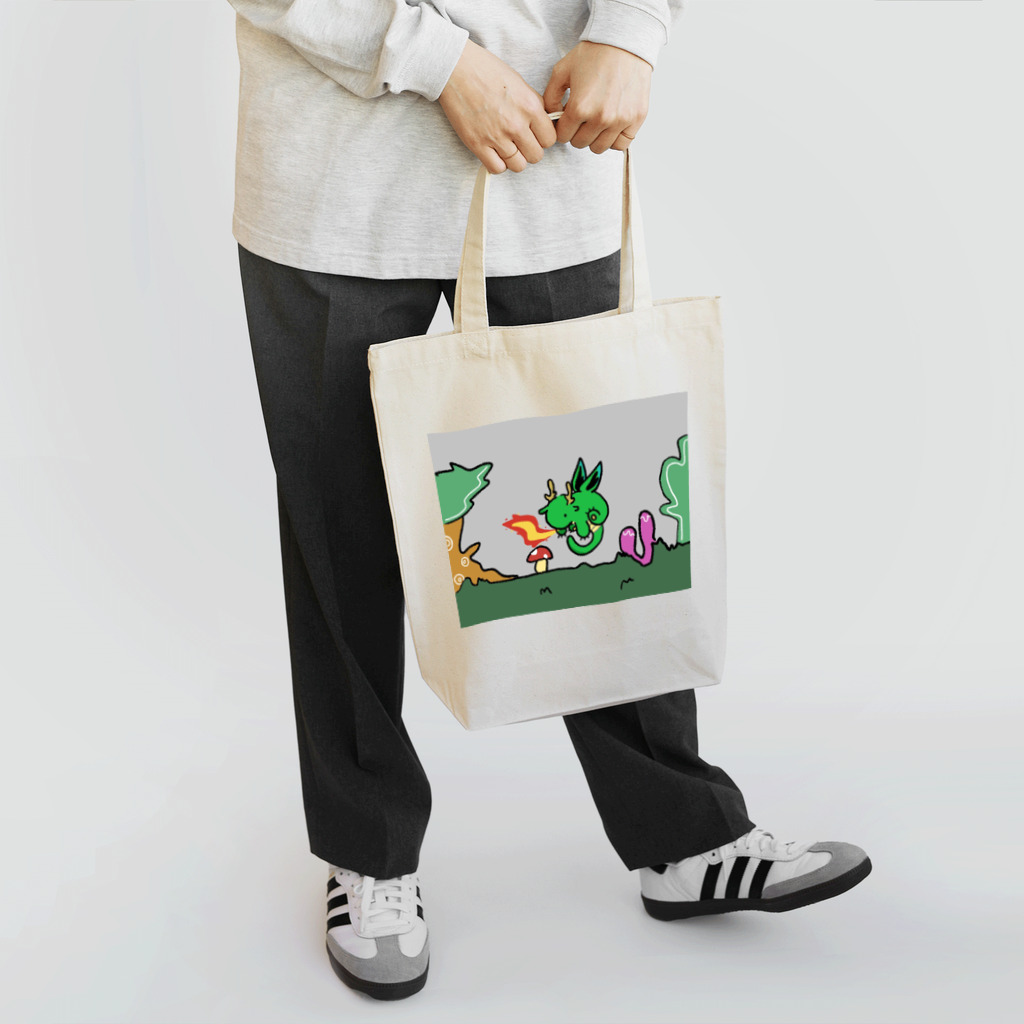 かんぱんの小さなドラゴン Tote Bag