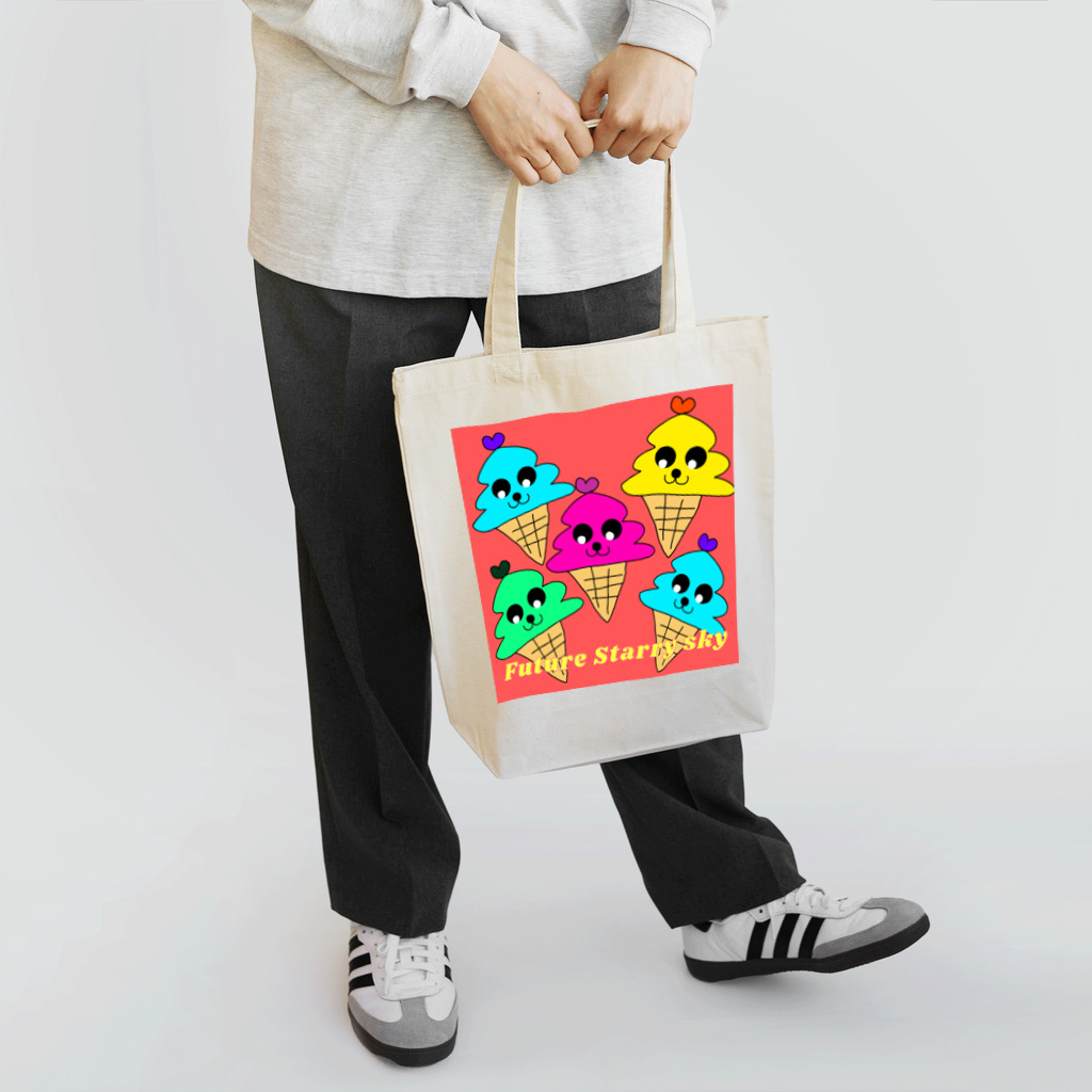 Future Starry Skyのソフトクリーム🍦 Tote Bag
