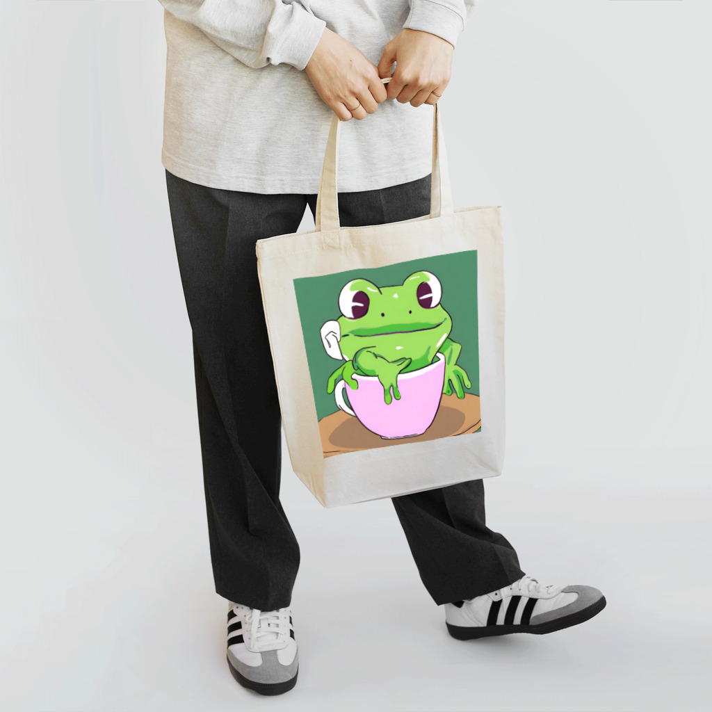 Louvreのかわいい蛙くん Tote Bag