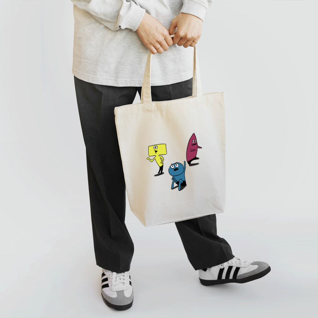 竹森徳芳のまるさんかくしかく Tote Bag