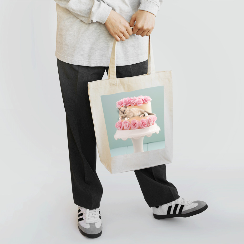 atelier_mogのケーキスタンド×ノア Tote Bag