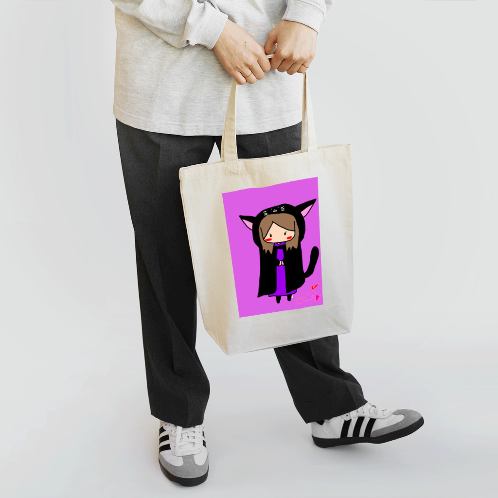 chiro&kuroの猫フード被ったチロ Tote Bag