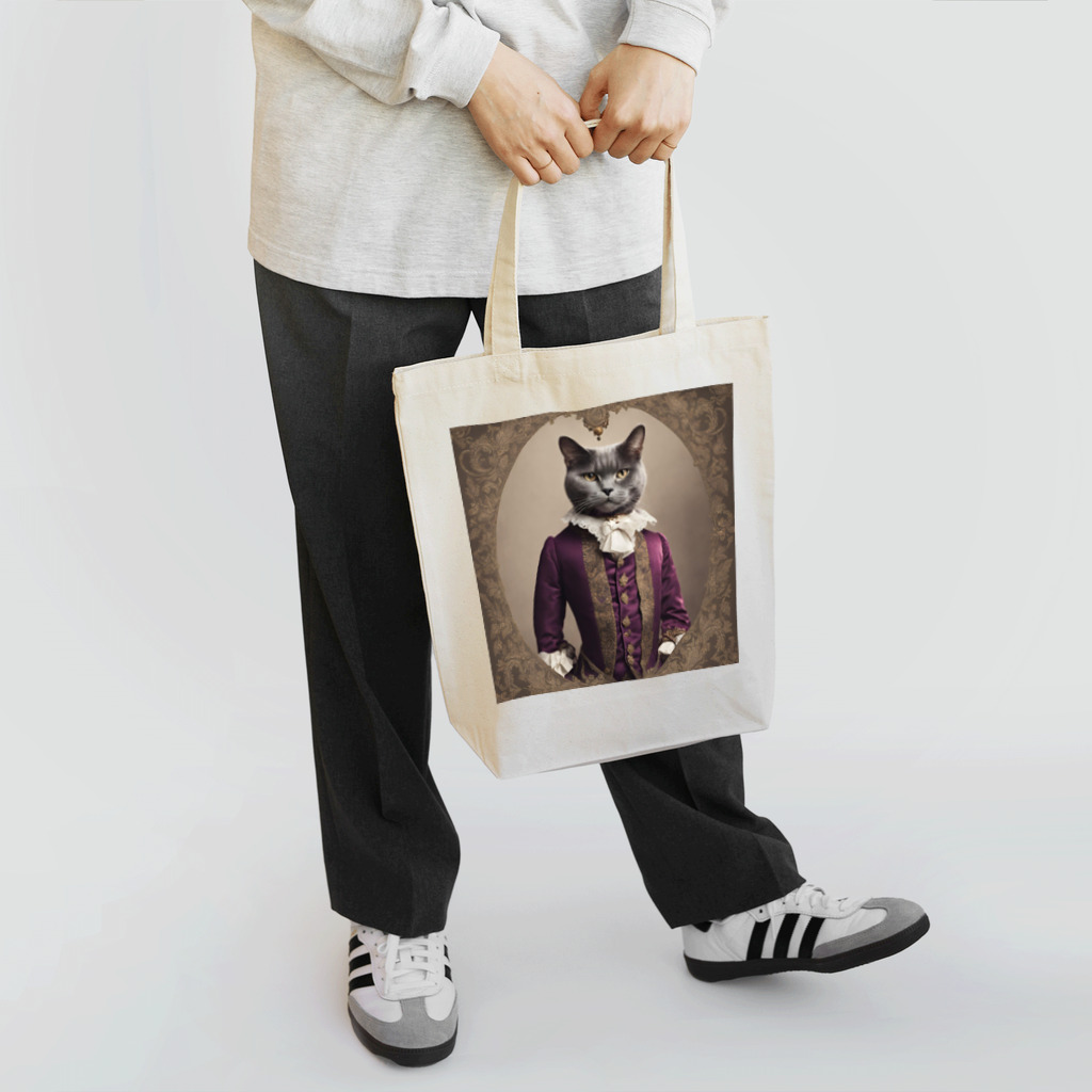 こっちを見る貴族ネコショップのこっちを見る貴族ネコ5 Tote Bag