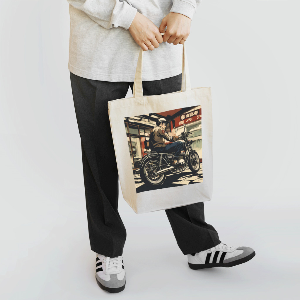 昭和からキタ、男の都会の昭和騎士 Tote Bag