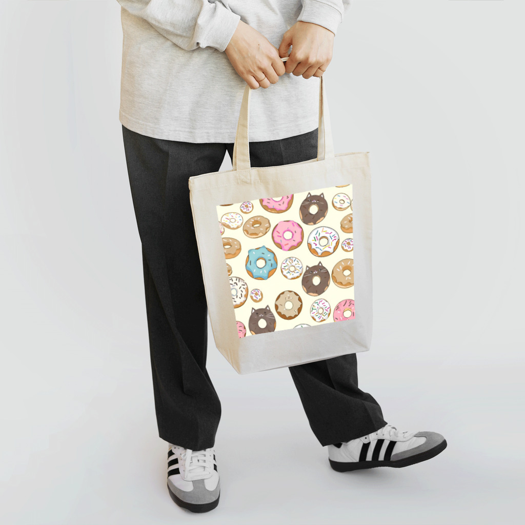 パキュラSHOPのドーナツ、時々ネコドーナツ Tote Bag