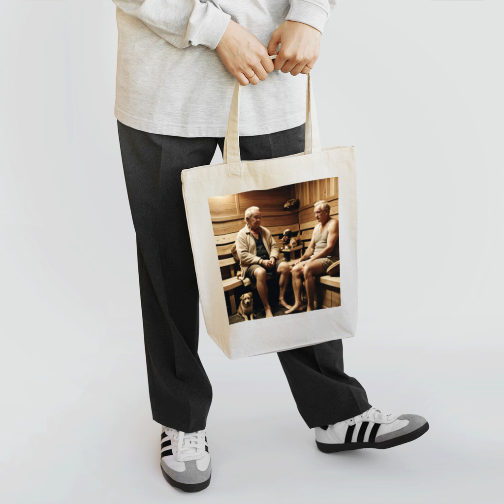 A.の散歩中のサウナー　 Tote Bag