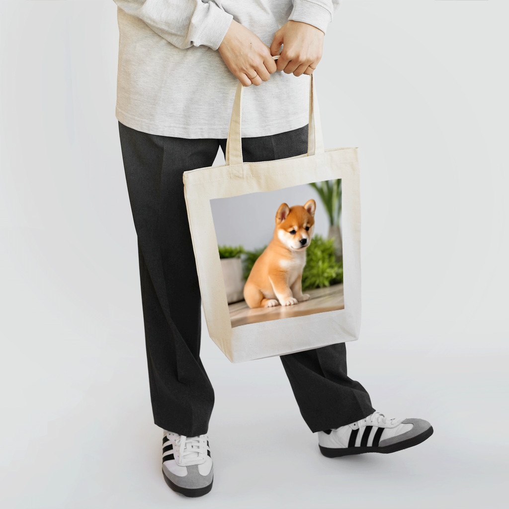 ワイルドワンズの柴犬の子犬 Tote Bag