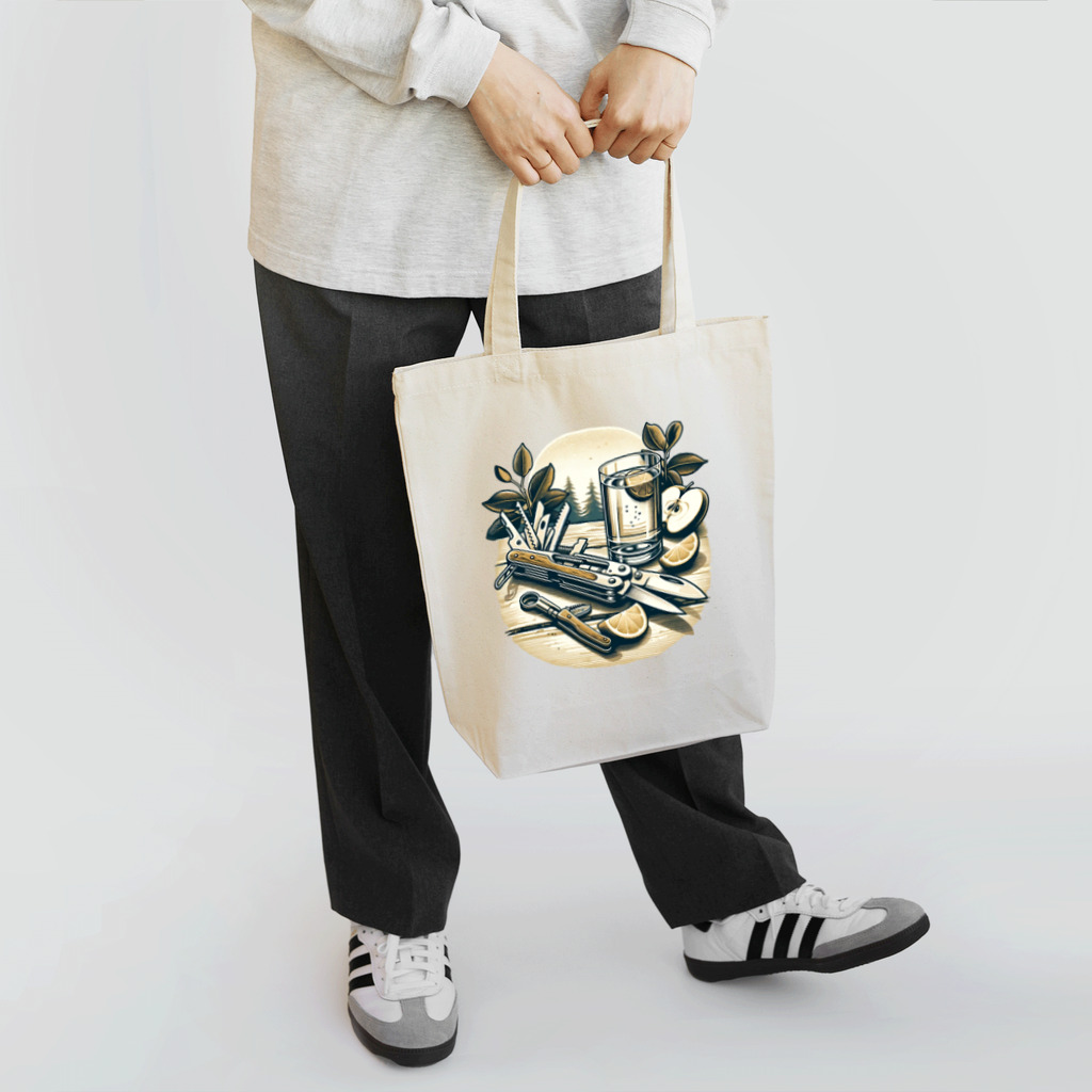 Wild Heart のアウトドア　キャンプナイフ Tote Bag