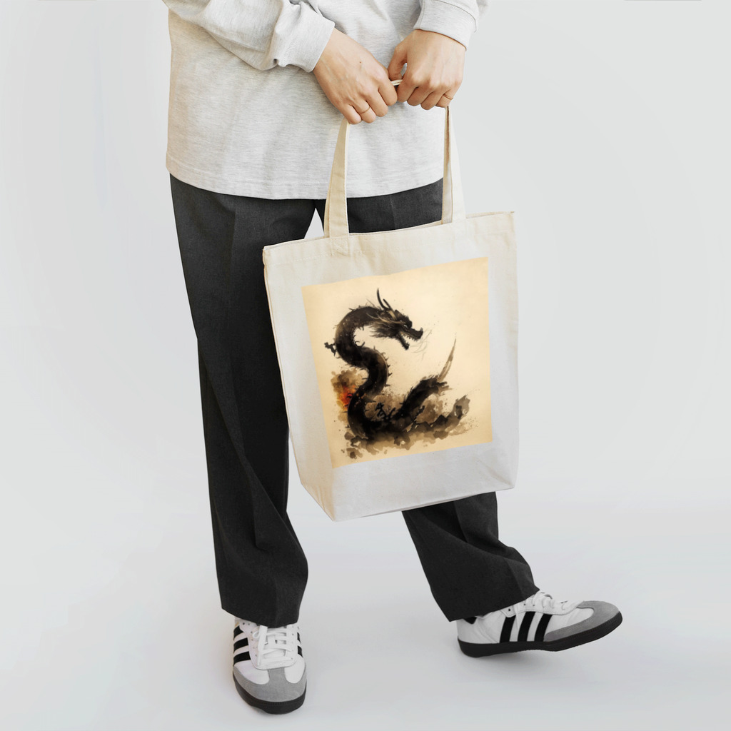 AiNessの和風ドラゴン Tote Bag