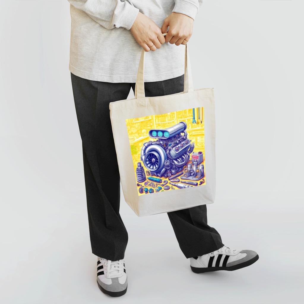 the blue seasonのメカニックの夢遊園地 Tote Bag