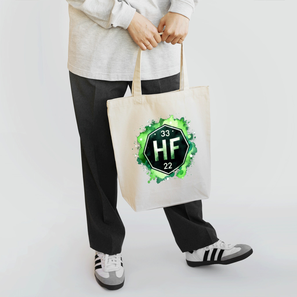 science closet（科学×ファッション）の元素シリーズ　~ハフニウム Hf~ Tote Bag