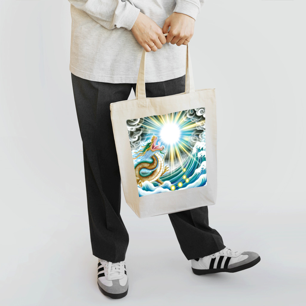 the blue seasonの運命を呼ぶ龍の咆哮 Tote Bag