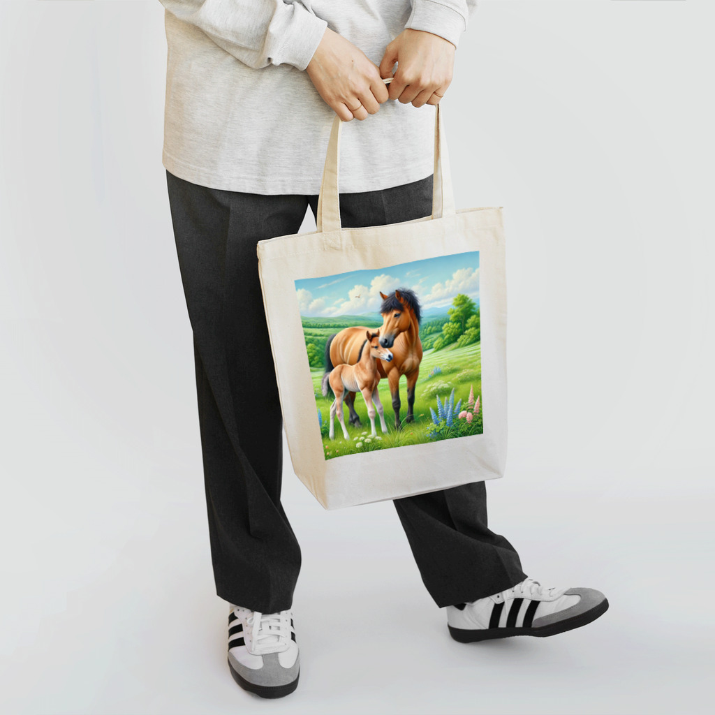 akinyan3128のお馬の親子 Tote Bag