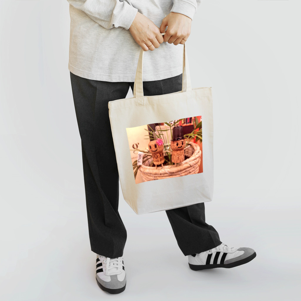 育ち盛りのおたまさん。のコルクさん。 Tote Bag