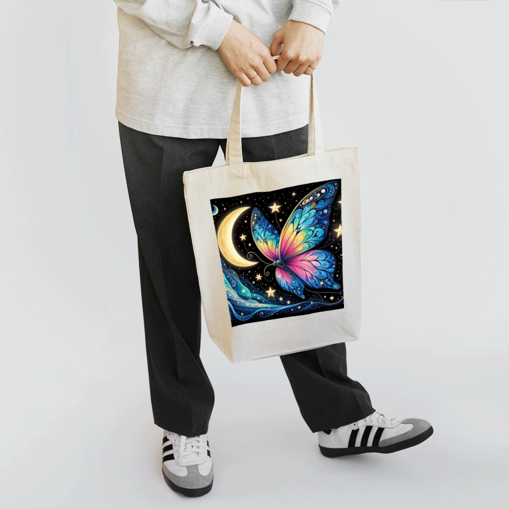 dora0の星空の蝶 Tote Bag