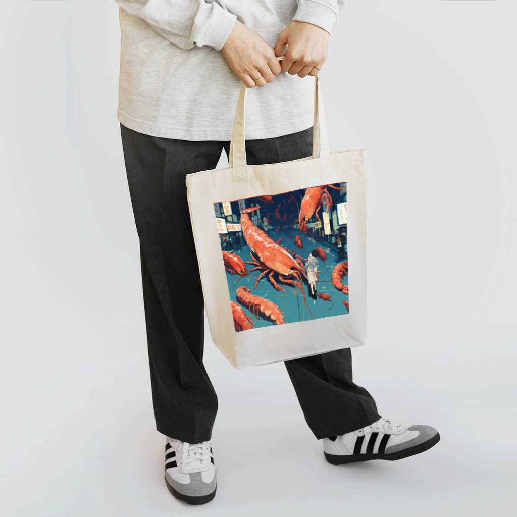 SSparrowの晴れときどきエビ Tote Bag