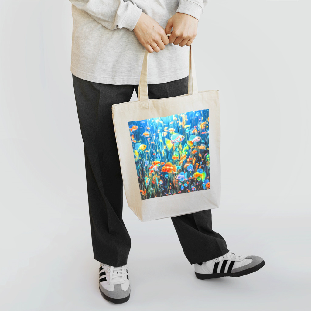 Erika_ArtistryのGuppy Happy #01 Tote Bag