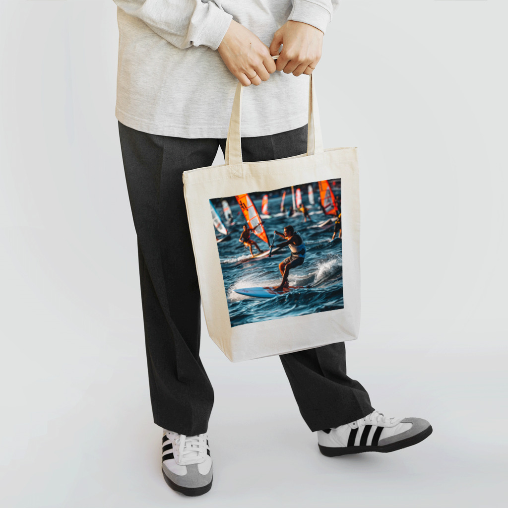 AQUAMETAVERSEのsupとwindsurfingレース　エンジェル717 2065 Tote Bag