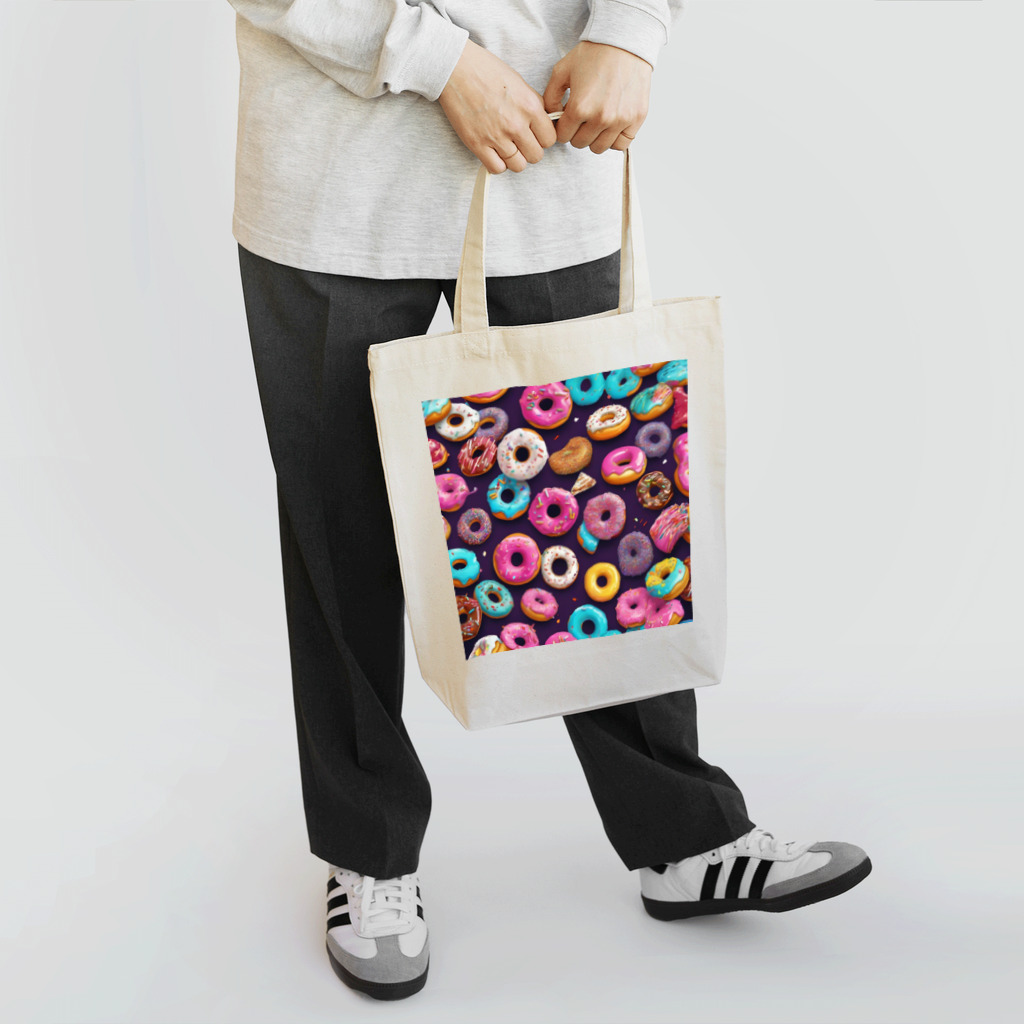 piasのオリジナルグッズアイテム通販のしあわせのドーナツたち Tote Bag