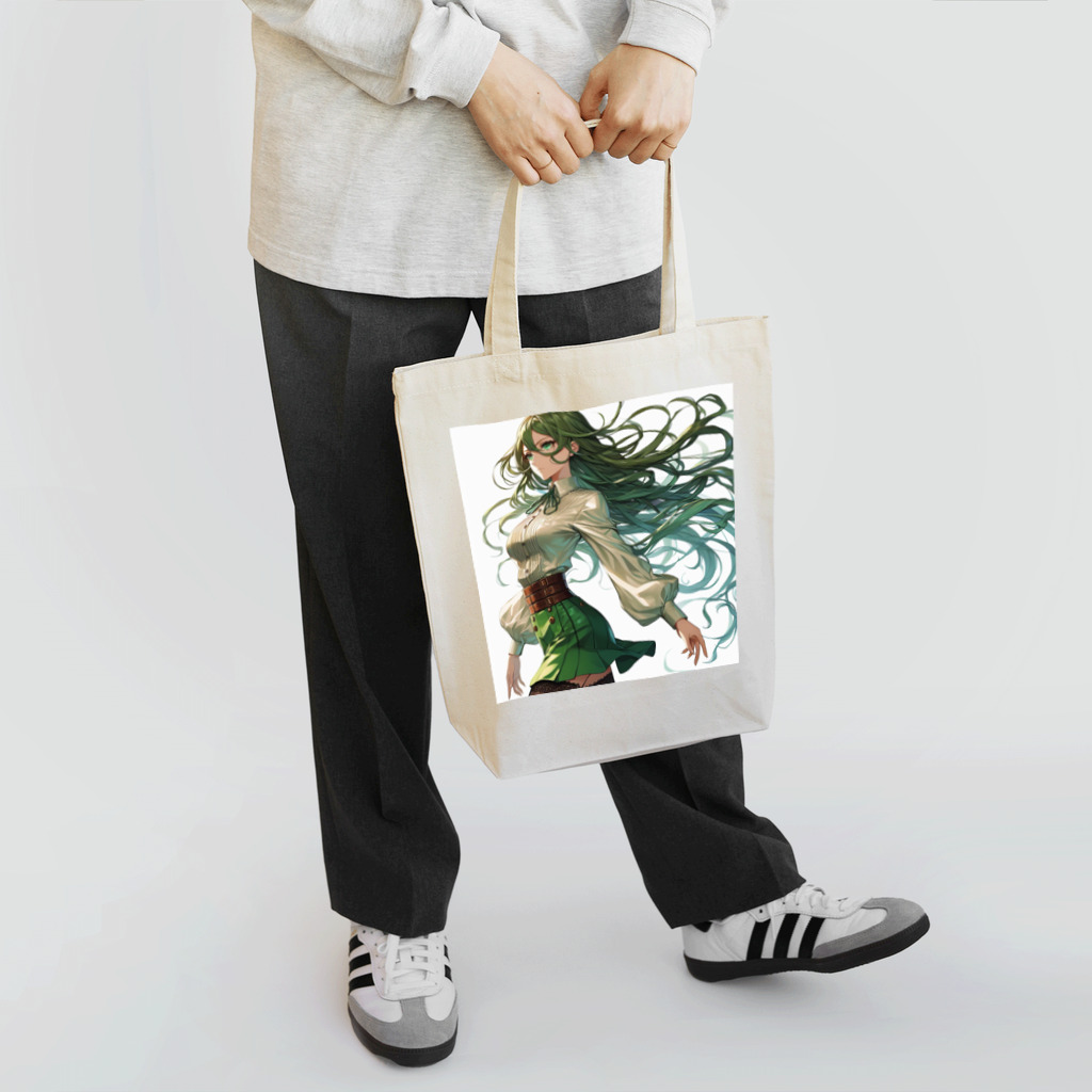 ryo-ishの碧の髪 トートバッグ