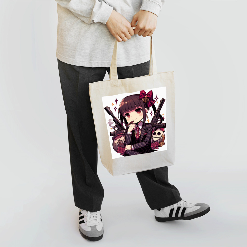 推しの美少女とアイドルのマフィア系少女 Tote Bag