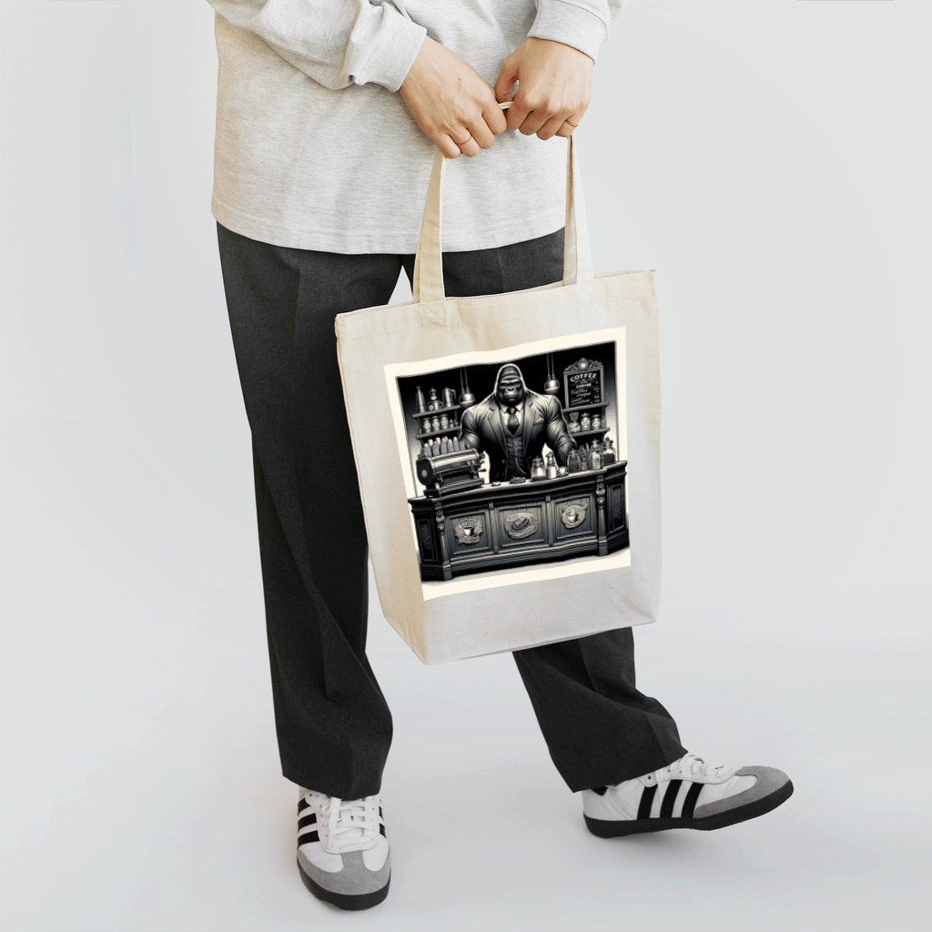 ゴリラショップのThe Mighty Gorilla Coffee Shop  Tote Bag