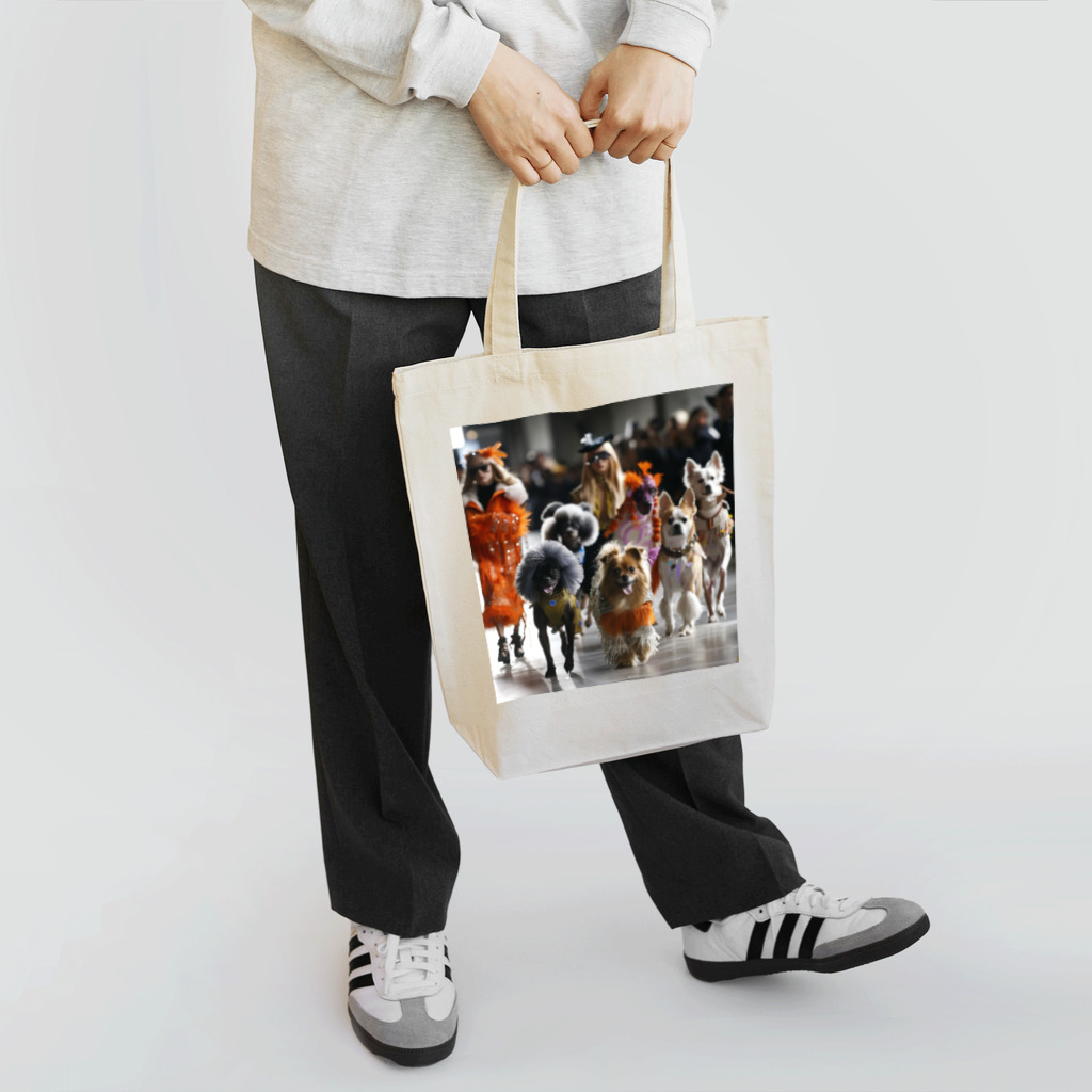 AQUAMETAVERSEのオシャレワンちゃん・パリコレ　Tomoe bb 2712 Tote Bag