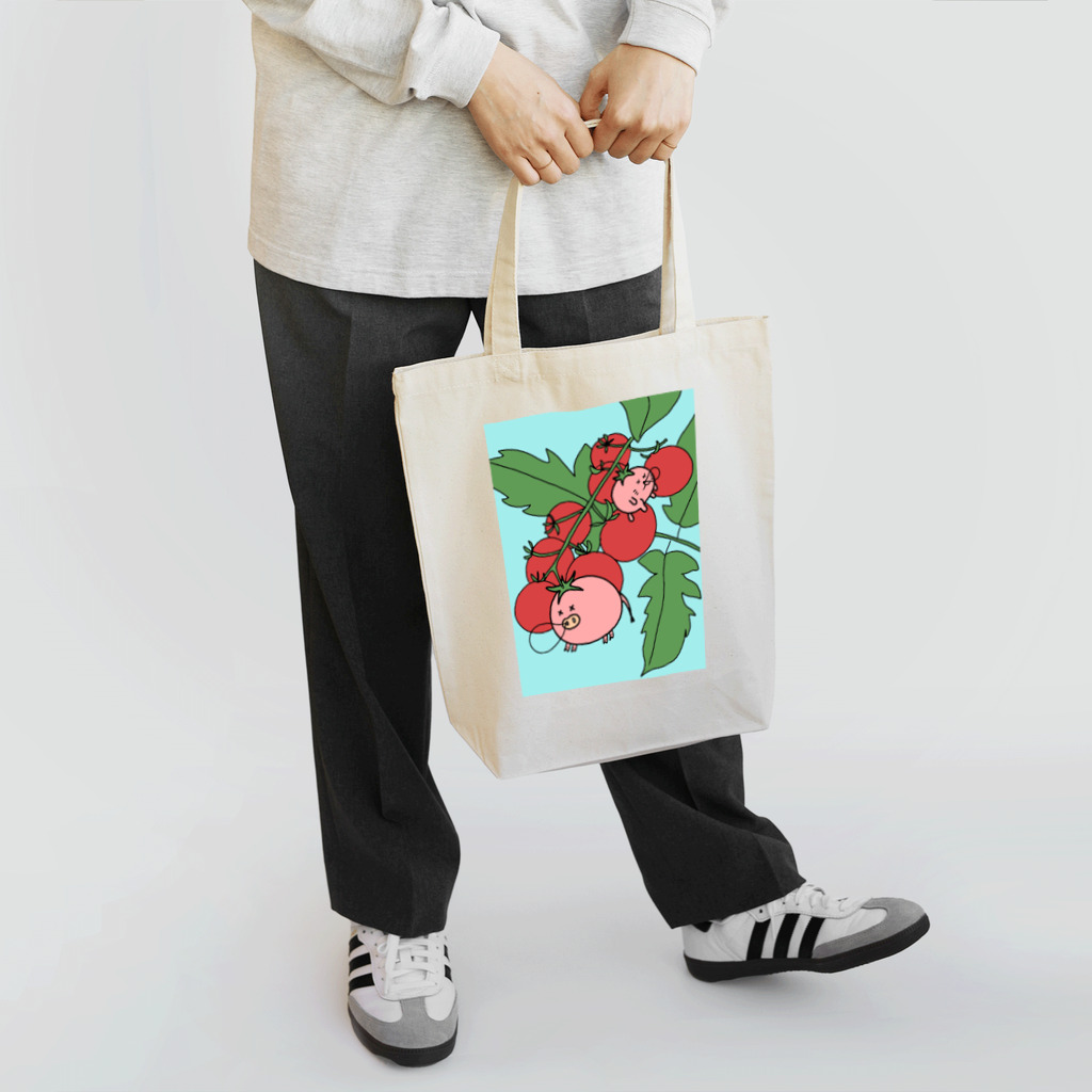 やつはし農園のパー子ともち太、また寝てる Tote Bag