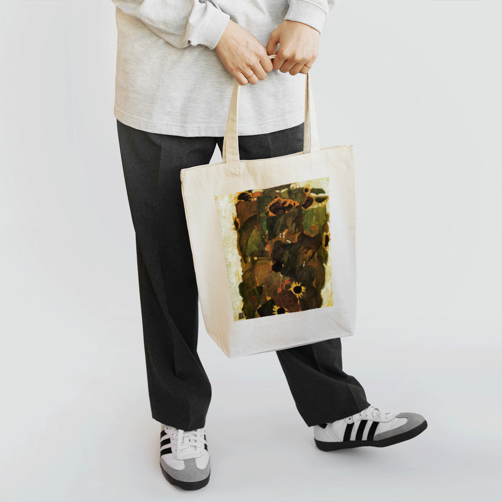 Takahashijunのエゴンシーレ　ひまわり　１９１１　アート系 Tote Bag