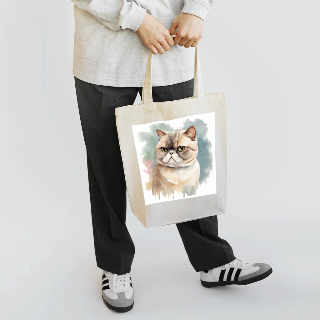 yae_8の猫　ストリートアート風 トートバッグ