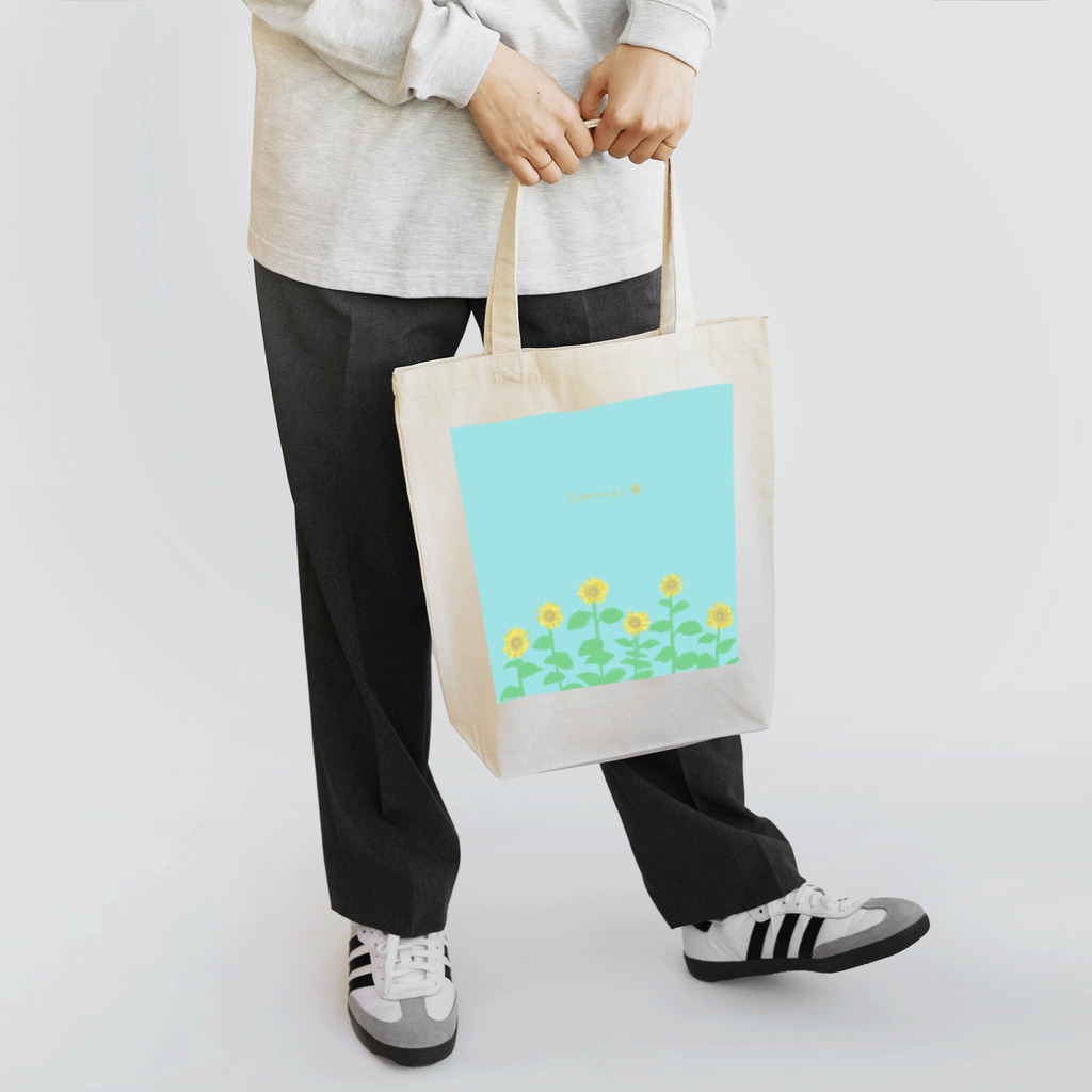 Manuとうみうしくんのヒマワリ Tote Bag