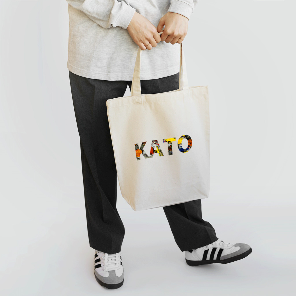 KATO & 木工房So whatのKATOロゴ_01 トートバッグ