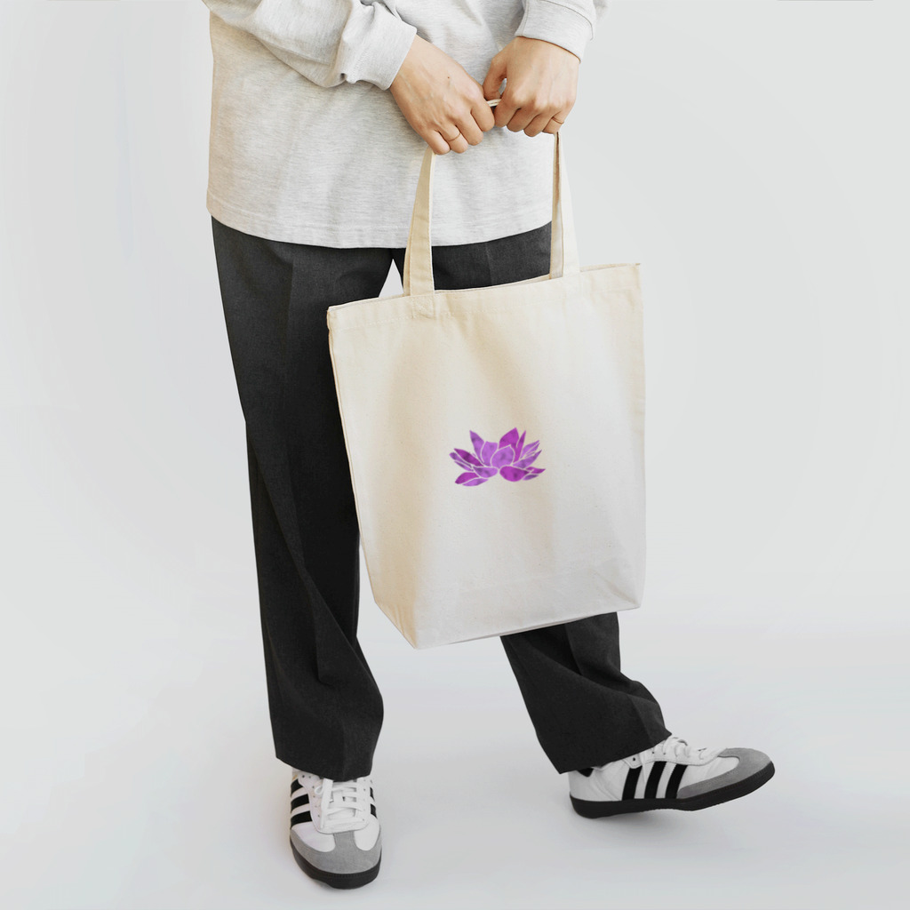 LotusのLotus (紫) Tote Bag