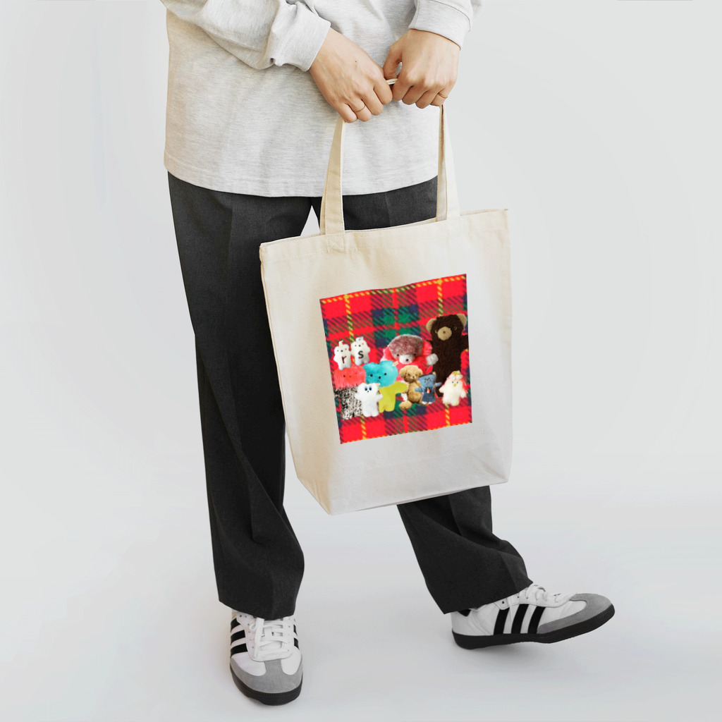 くまくま。ショップのくまくま。集合写真 Tote Bag