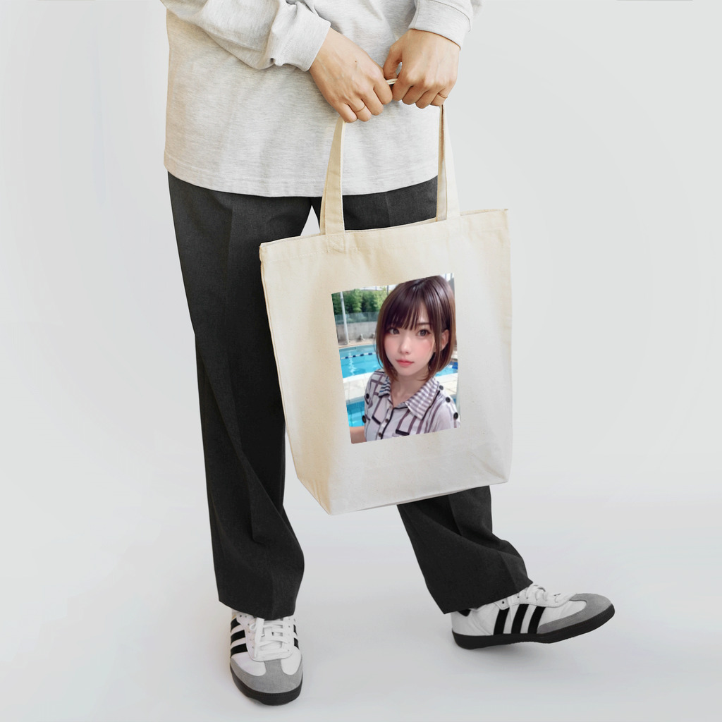 AI美女ワールドのプールサイド Tote Bag