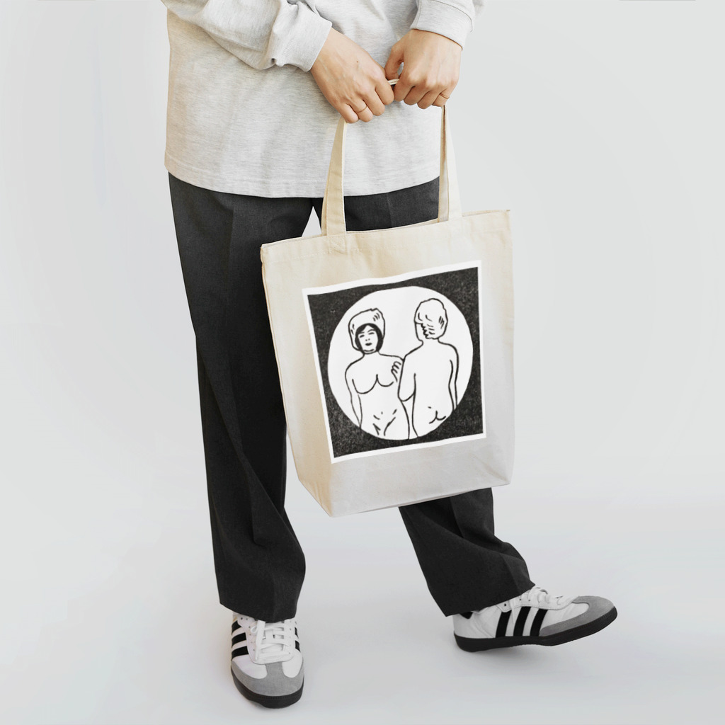 旅の恥はかき捨ての哀愁の乙女像 Tote Bag