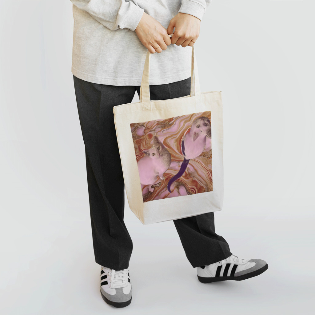 𝙺𝚈𝚄 𝚌𝚑𝚊𝚗 のかわいい猫ちゃんの上目遣い Tote Bag