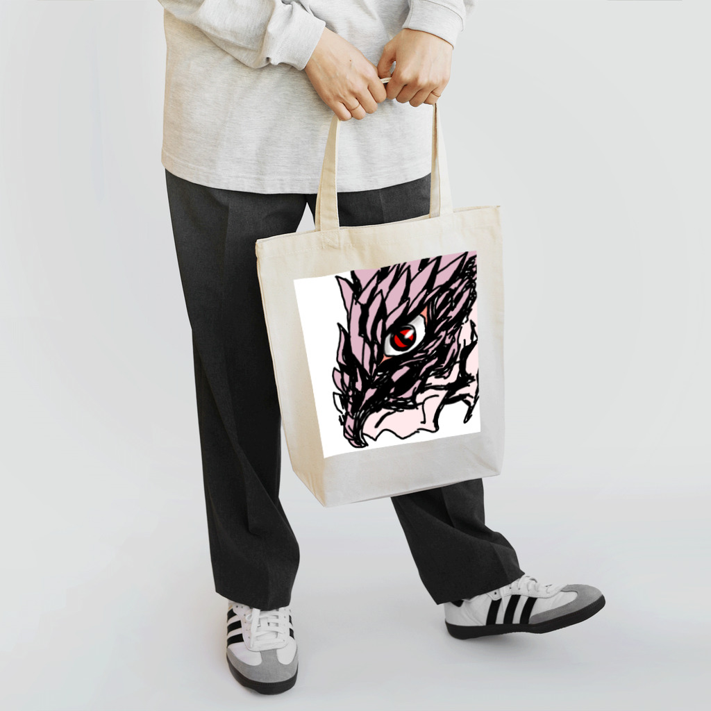 ことりスキーの目力桜ドラゴン Tote Bag