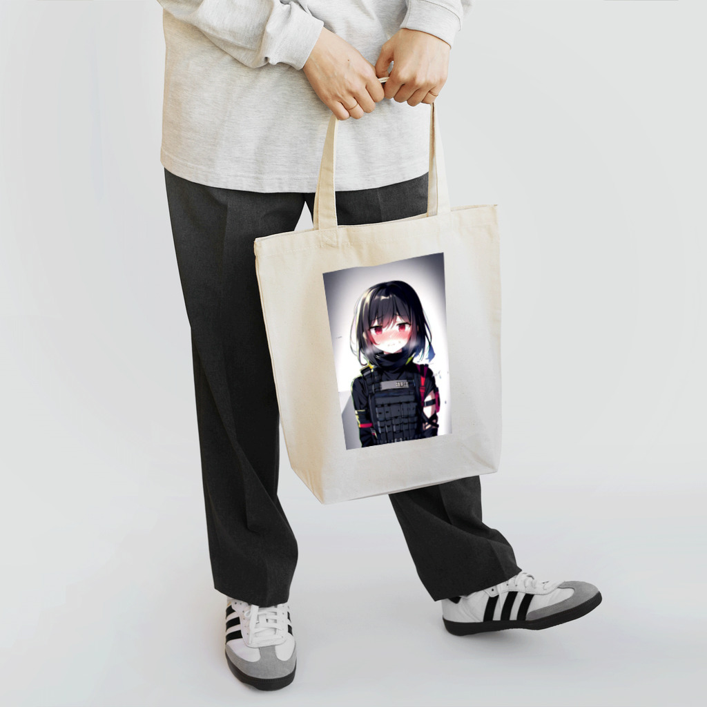 キャラクターグッズの【戦闘員少女】人工呼吸...ですか？... Tote Bag