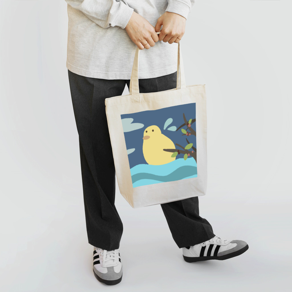 いんこちゃんの里のおよぐ鳥 Tote Bag